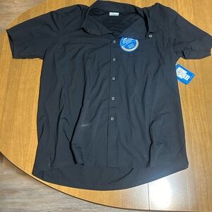 Columbia Black Casual Button Down Shirt